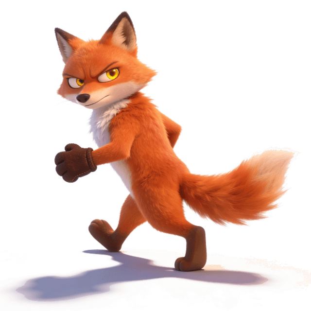 Fox walking away unimpressed