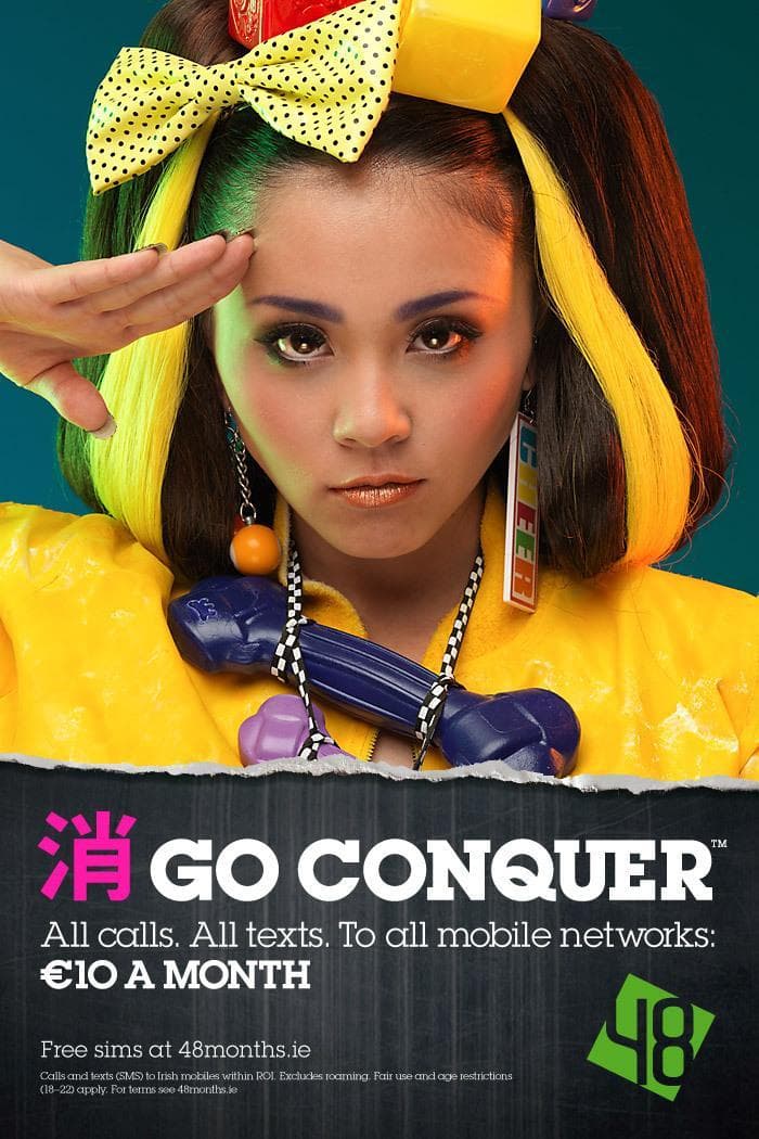 48 Go Conquer campaign poster