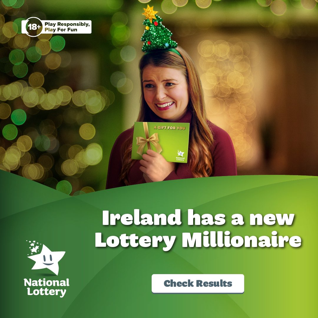 The Millionaire Raffle social ad: a woman holding a gift envelope